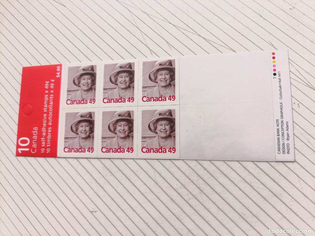 Sellos: Canad&aacute;. Carnet de sellos autoadhesivos - Foto 1
