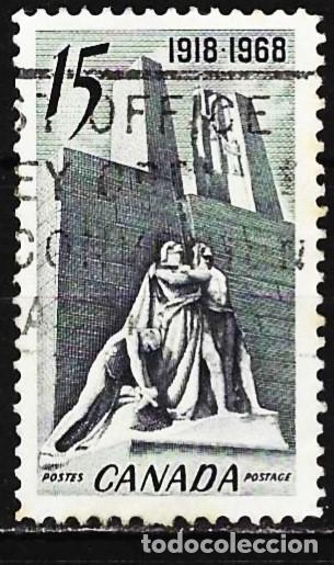 Stamps: Canad&aacute; 1968 - Mi 427 - YT 407 - Armisticio de 1918
