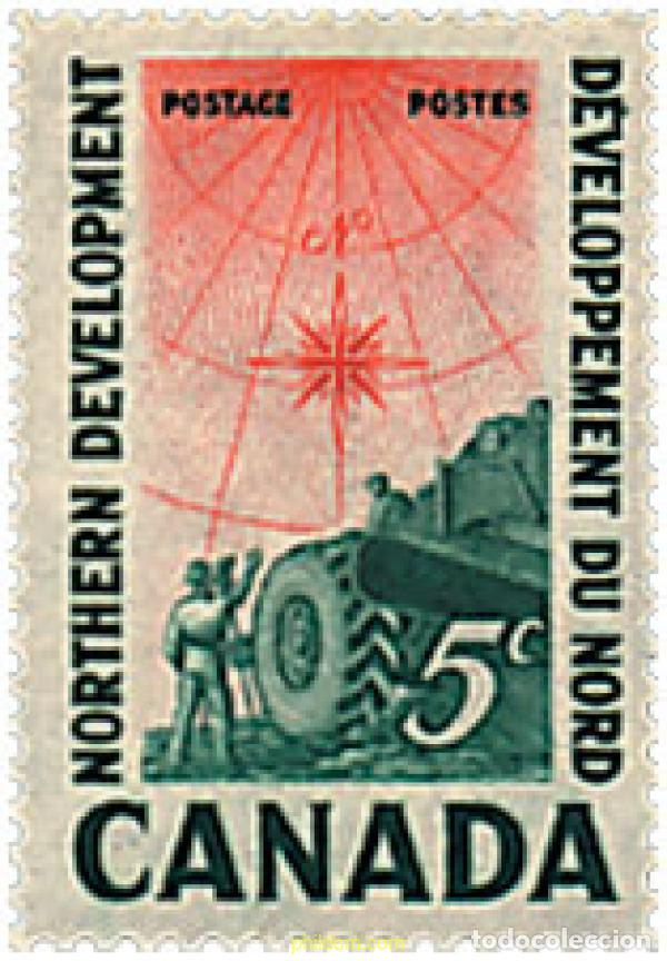 Stamps: 43108 MNH CANADA 1961 DESARROLLO DEL NORTE