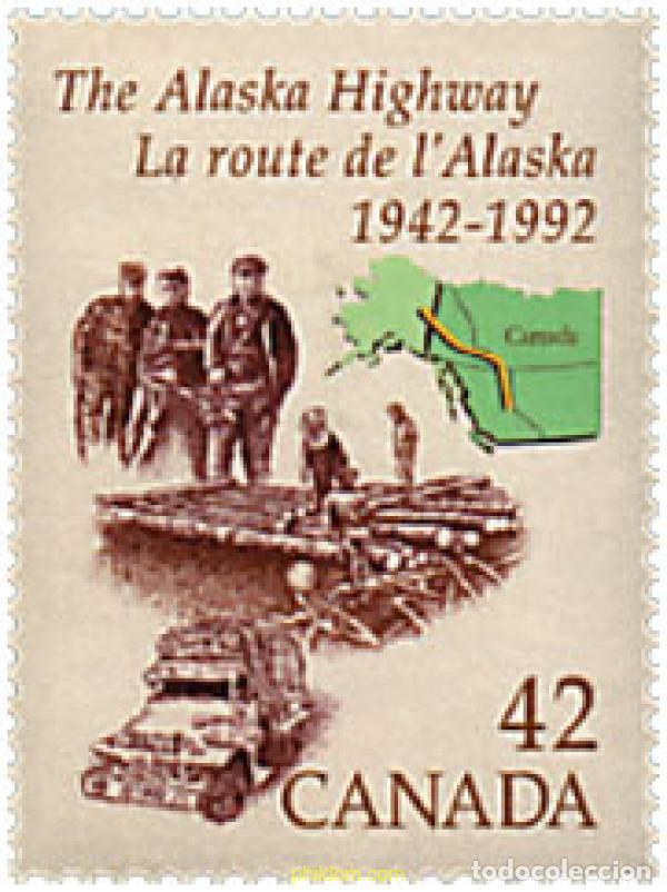 Sellos: 43115 MNH CANADA 1992 50 ANIVERSARIO DE LA AUTOPISTA DE ALASKA