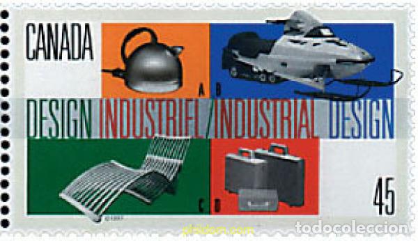 Selos: 314230 MNH CANADA 1997 EL DISE&Ntilde;O INDUSTRIAL