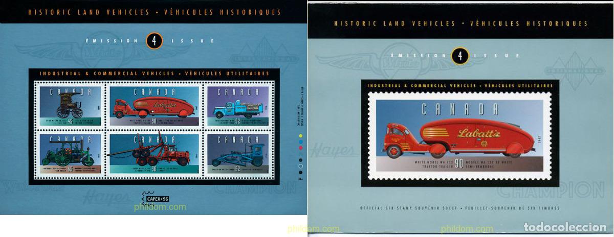 Stamps: 212998 MNH CANADA 1996 CAPEX 96. EXPOSICION FILATELICA INTERNACIONAL