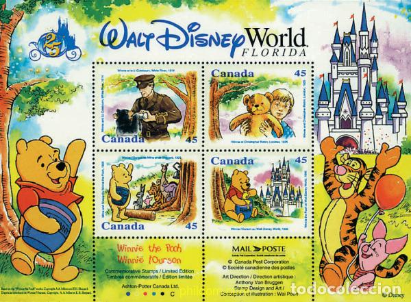 Selos: 48455 MNH CANADA 1996 WINNIE POOH