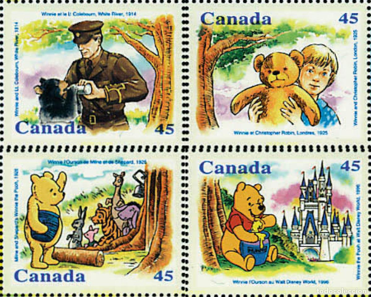 Selos: 108301 MNH CANADA 1996 WINNIE POOH