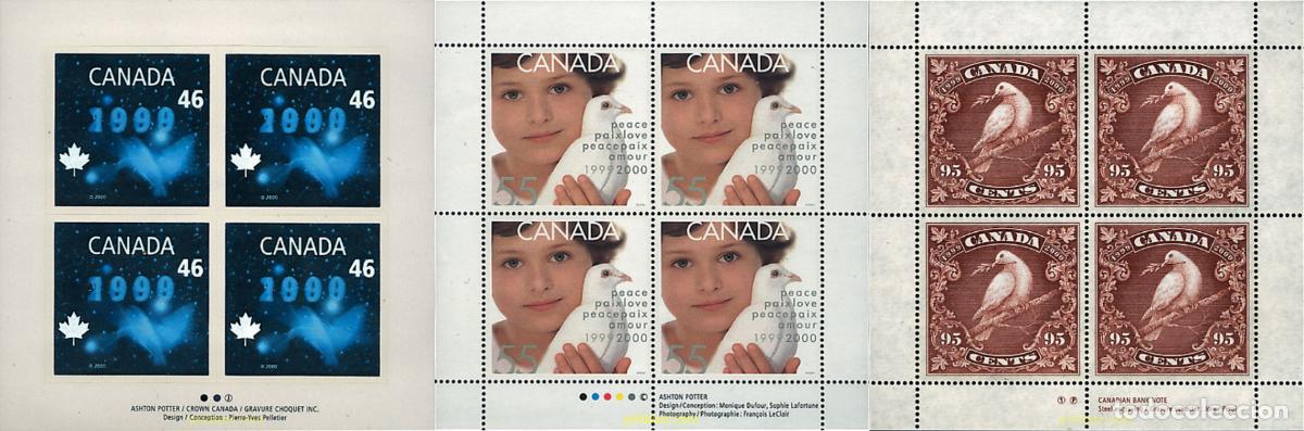 Francobolli: 9248 MNH CANADA 1999 RECUERDO OFICIAL DEL MILENIO