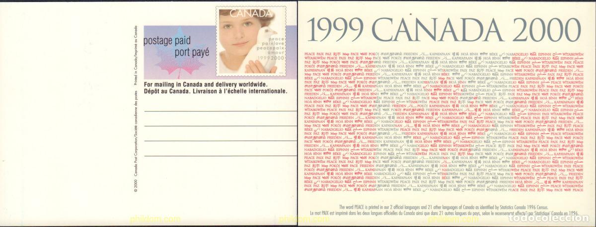 Francobolli: 142630 MNH CANADA 1999 RECUERDO OFICIAL DEL MILENIO