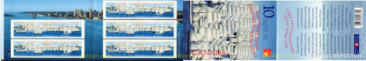 Sellos: 2595 MNH CANADA 2000 GRANDES VELEROS EN HALIFAX