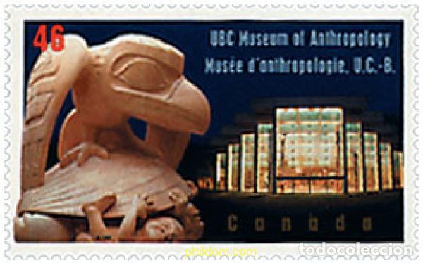 Francobolli: 51042 MNH CANADA 1999 50 ANIVERSARIO DEL MUSEO DE ANTROPOLOGIA DE LA UNIVERSIDAD DE COLUMBIA-BRITAN