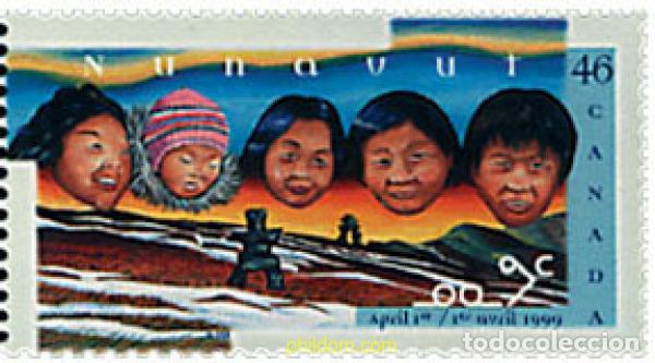 Francobolli: 51044 MNH CANADA 1999 1 DE ABRIL. PROCLAMACION DEL TERRITORIO DE NUNAVUT