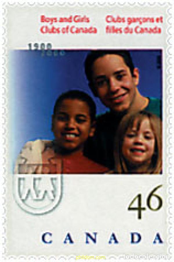 Sellos: 51061 MNH CANADA 2000 CENTENARIO DE LOS CLUBS INFANTILES DEL CANADA