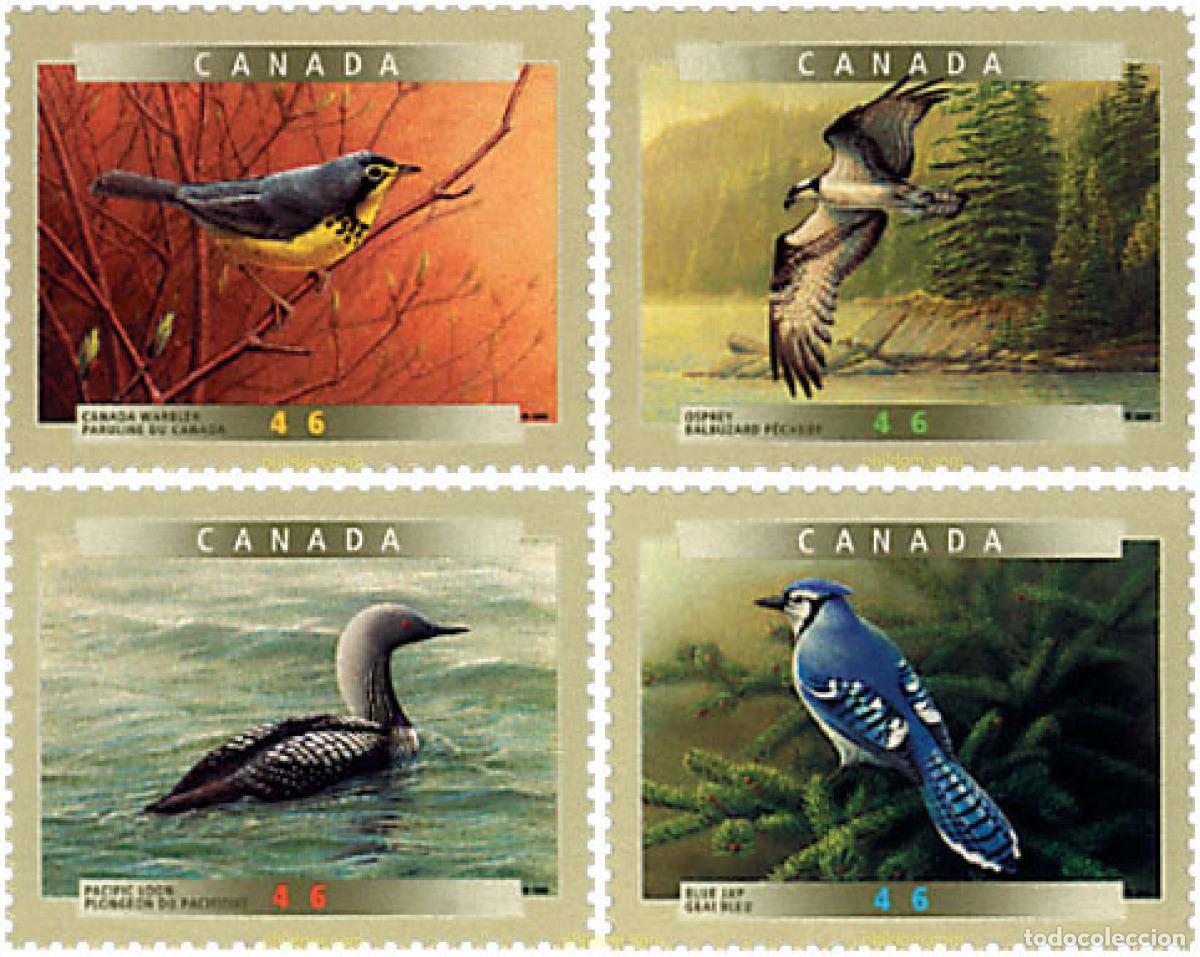 Francobolli: 51059 MNH CANADA 2000 AVES