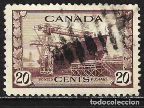 Briefmarken: Canad&aacute; 1941 - Mi 227A - YT 216 - Barco y Astillero