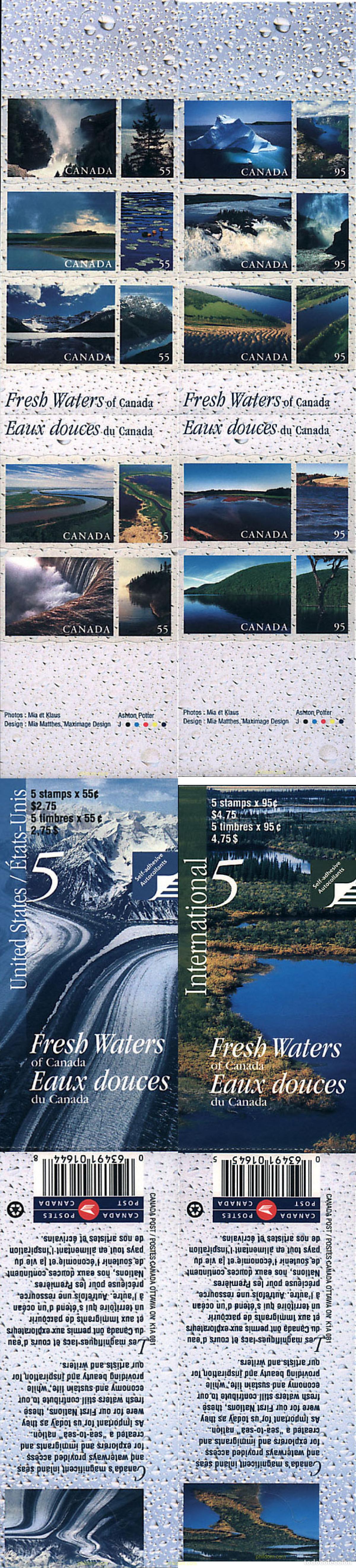 Francobolli: 2766 MNH CANADA 2000 PAISAJES DE CANADA