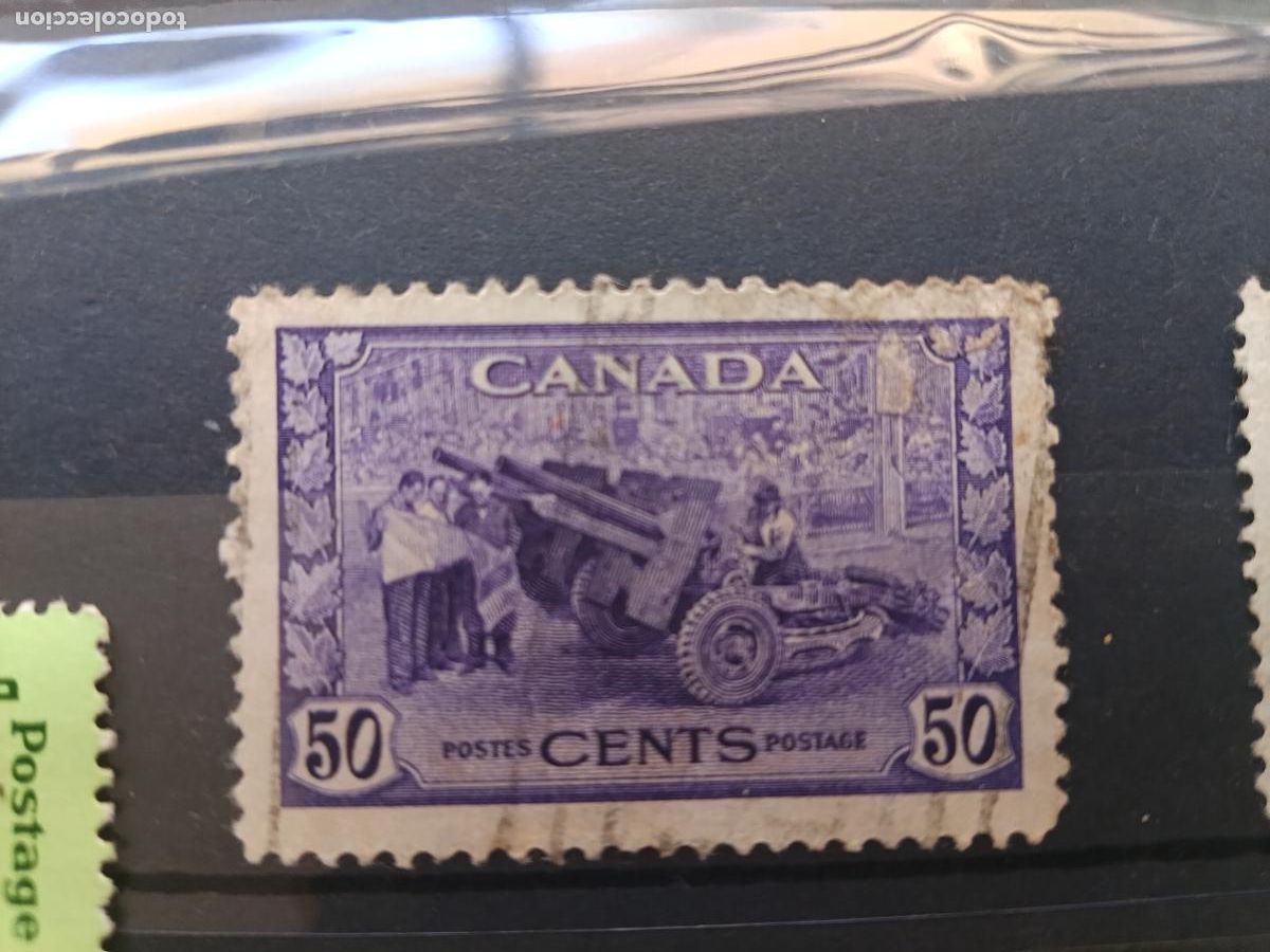 Sellos: Canad&aacute; II Guerra Mundial, War Issue