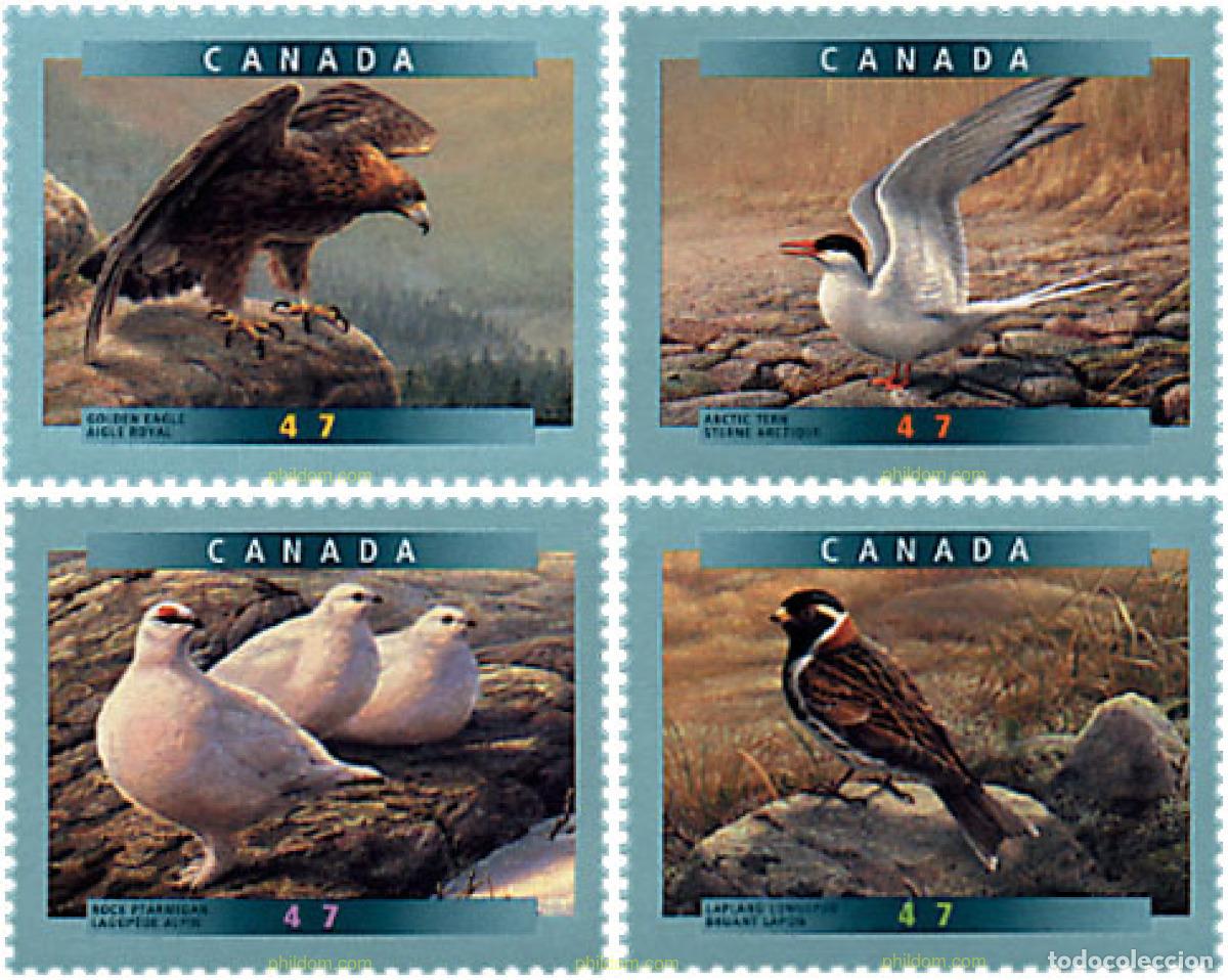 Francobolli: 64324 MNH CANADA 2001 AVES DEL CANADA