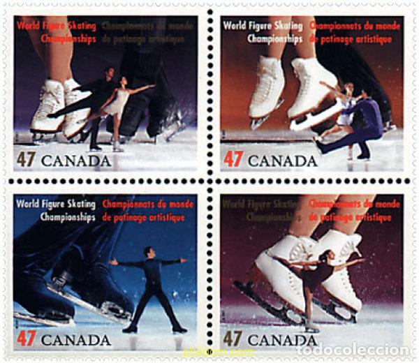 Francobolli: 5152 MNH CANADA 2001 CAMPEONATO DEL MUNDO DE PATINAJE ARTISTICO