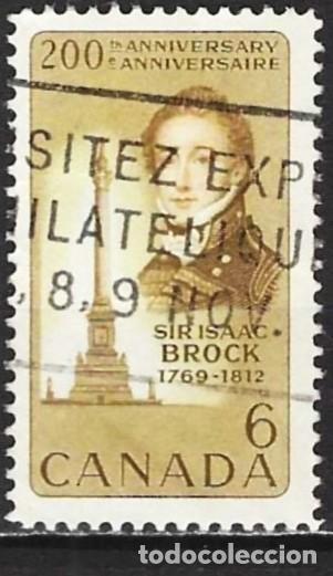 Sellos: Canad&aacute; 1969 - Mi 443 - YT 420 - El governador Sir Isaac Brock