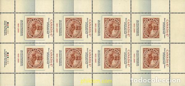 Sellos: 8390 MNH CANADA 2001 150 ANIVERSARIO DEL SELLO CANADIENSE