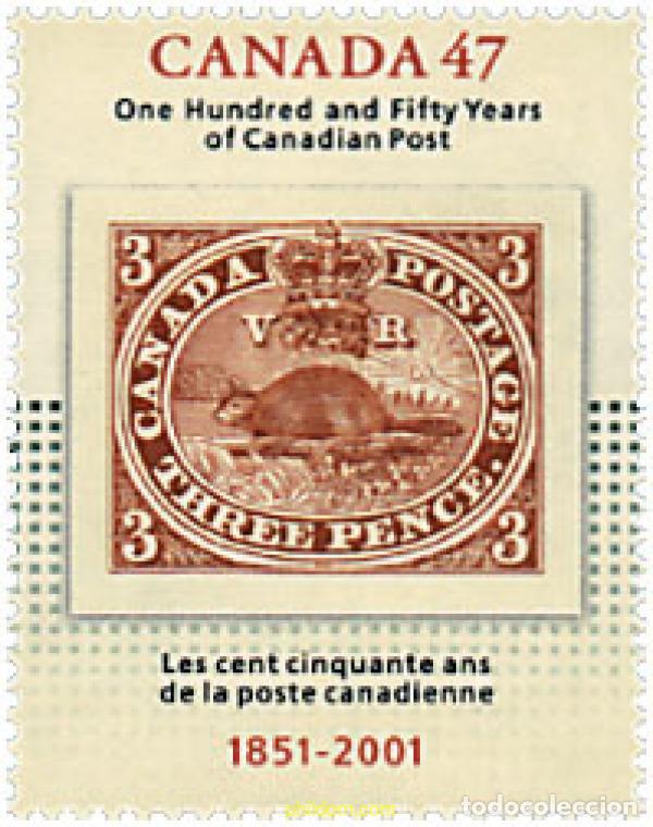 Sellos: 79140 MNH CANADA 2001 150 ANIVERSARIO DEL SELLO CANADIENSE