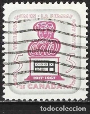 Sellos: Canad&aacute; 1967 - Mi 411 - YT 391 - El sufragio femenino