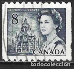 Sellos: Canad&aacute; 1971 - Mi 494 Cx - YT 470c - Reina Isabel II