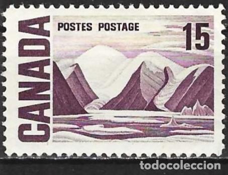 Sellos: Canad&aacute; 1967 - Mi 405 Ax - YT 384 - Cuadro de Lawren Stewart Harris - MH*