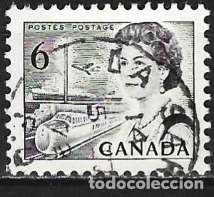 Briefmarken: Canad&aacute; 1970 - Mi 447 IIAx - YT 382 Bg - Reina Isabel II ( Dentado 12 &frac12; x 12 )