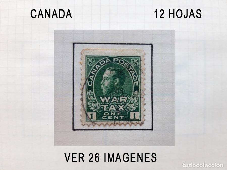 Sellos: Canada 12 hojas de Album de sellos. Ver 26 im&aacute;genes