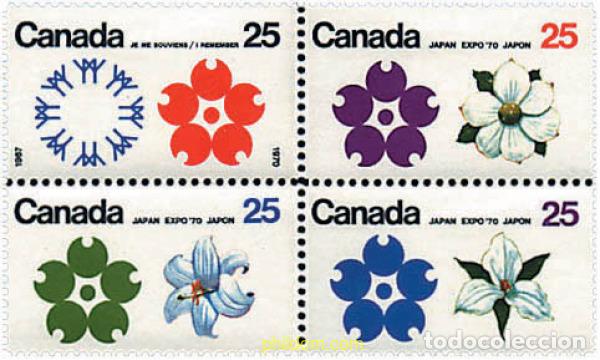 Sellos: 4752 MNH CANADA 1970 EXPO 70. EXPOSICION UNIVERSAL DE OSAKA