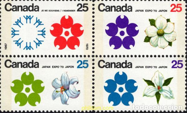 Sellos: 7042 MNH CANADA 1970 EXPO 70. EXPOSICION UNIVERSAL DE OSAKA