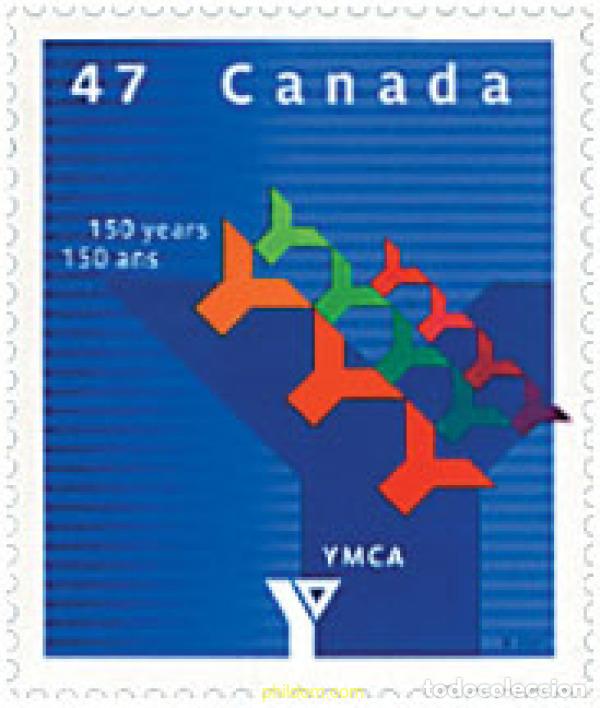 Sellos: 81814 MNH CANADA 2001 150 ANIVERSARIO DE LA YMCA