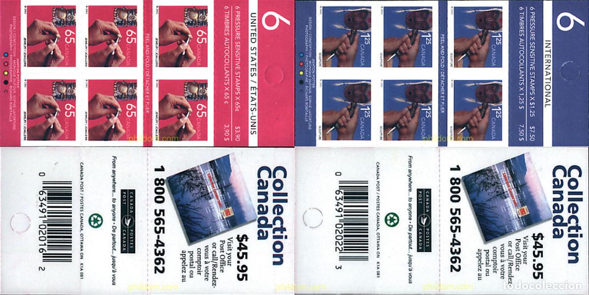 Sellos: 80 MNH CANADA 2002 ARTESANIA