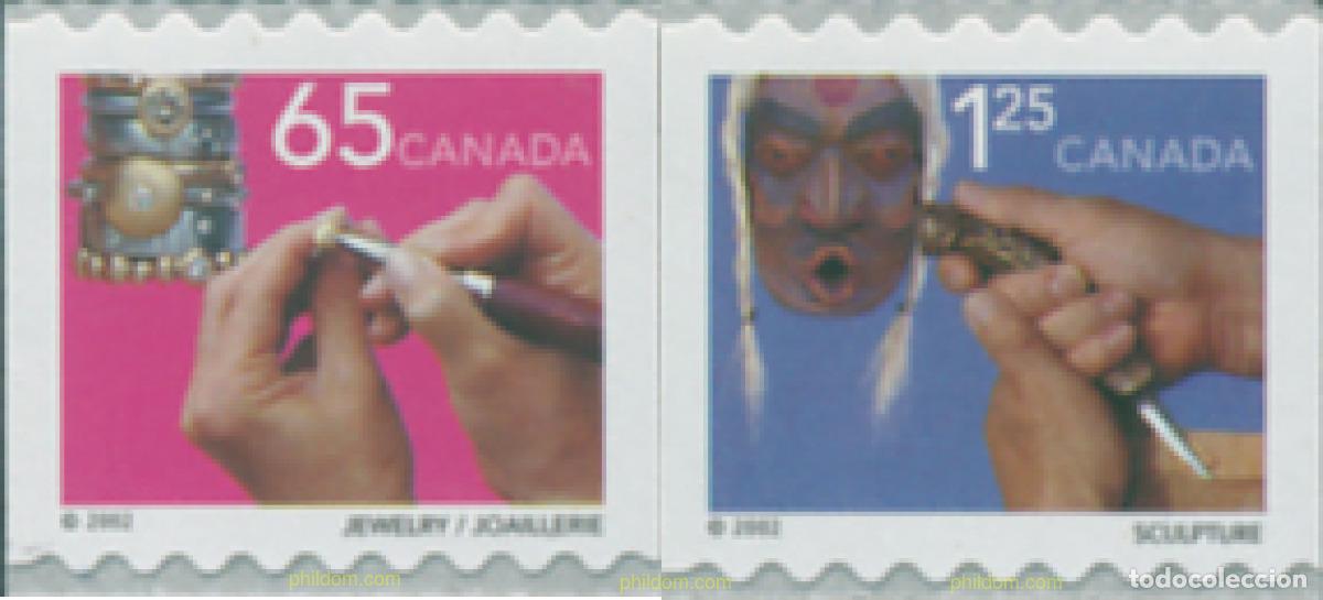 Sellos: 300204 MNH CANADA 2002 ARTESANIA