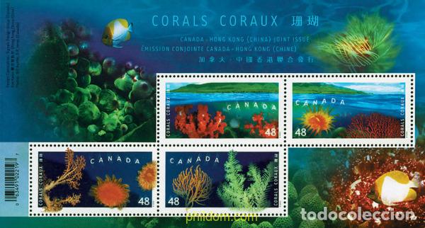 Sellos: 98084 MNH CANADA 2002 CORALES