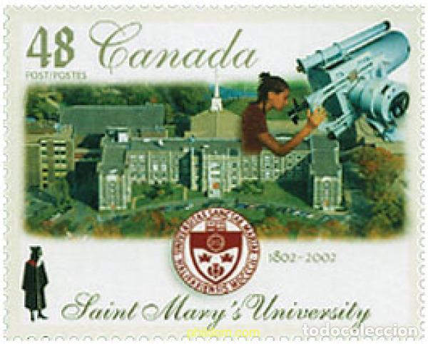 Sellos: 98085 MNH CANADA 2002 UNIVERSIDAD SAINT MARY