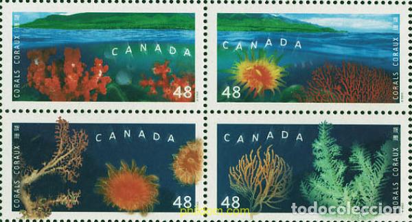 Sellos: 4500 MNH CANADA 2002 CORALES