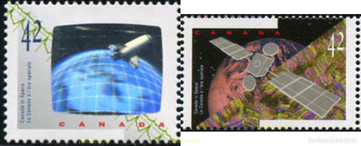 Sellos: 130514 MNH CANADA 1992 CANADA EN LA ERA ESPACIAL
