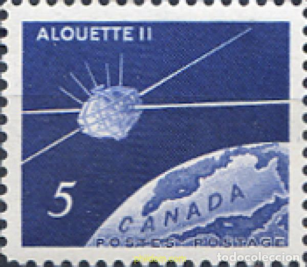 Sellos: 129918 MNH CANADA 1966 LANZAMIENTO DEL SATELITE CANADIENSE &rdquo;ALOUETTE II&rdquo;