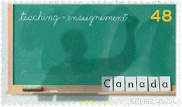 Sellos: 110277 MNH CANADA 2002 PROFESORES CANADIENSES