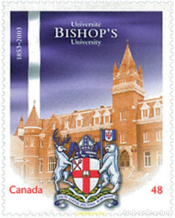 Sellos: 117237 MNH CANADA 2003 150 ANIVERSARIO DE LA UNIVERSIDAD DE BISHOP'S