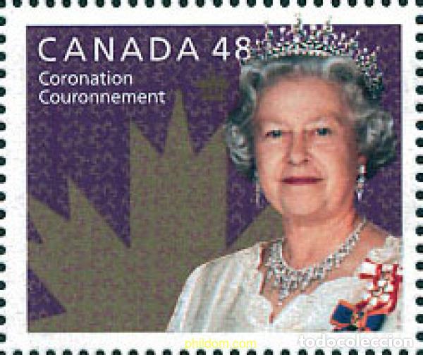 Sellos: 125982 MNH CANADA 2003 50 ANIVERSARIO DE LA CORONACION DE ISABEL II