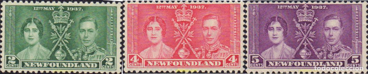 Sellos: 130751 MNH CANADA. Terranova 1937 CORONACION DE JORGEW VI
