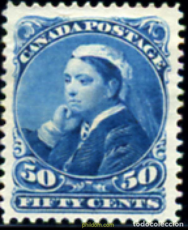 Sellos: 251462 HINGED CANADA 1893 REINA VICTORIA