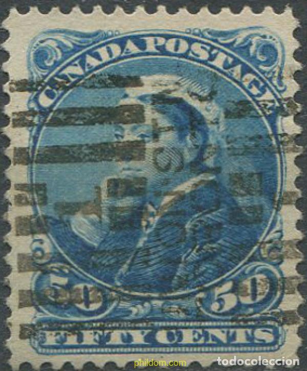 Sellos: 684207 USED CANADA 1893 REINA VICTORIA