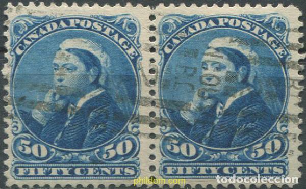 Sellos: 684208 USED CANADA 1893 REINA VICTORIA