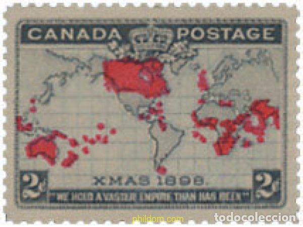 Sellos: 293972 HINGED CANADA 1898 COMMEMORACION DE LA TARIFA POSTAL UNIFORME PARA TODO EL IMPERIO BRITANICO
