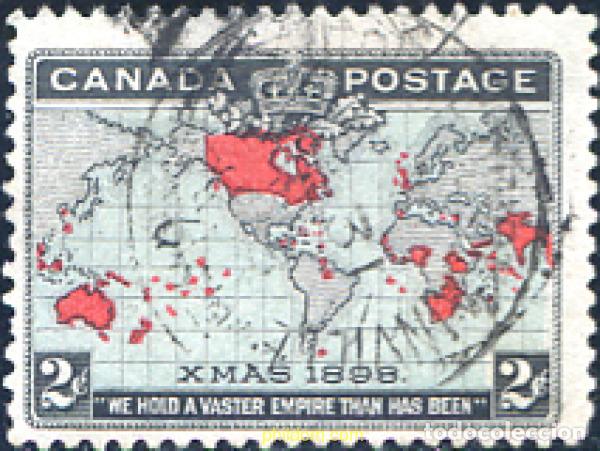 Sellos: 299184 USED CANADA 1898 COMMEMORACION DE LA TARIFA POSTAL UNIFORME PARA TODO EL IMPERIO BRITANICO