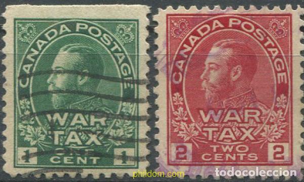 Timbres: 684313 USED CANADA 1915 REY GEORGE V