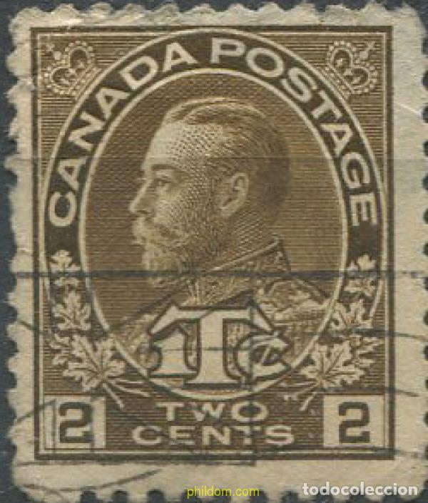 Timbres: 684317 USED CANADA 1916 REY GEORGE V