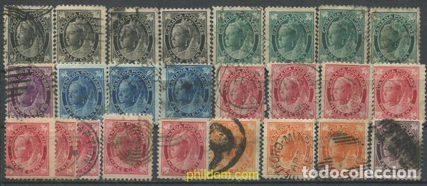 Timbres: 684216 USED CANADA 1897 REINA VICTORIA